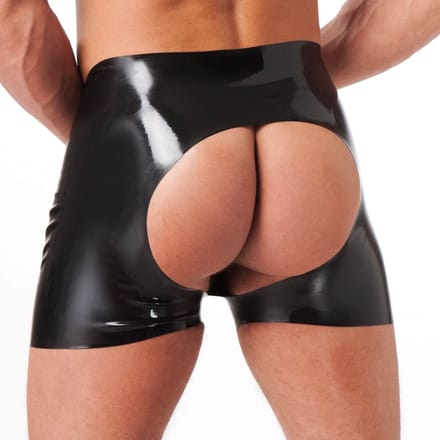 Rimba - Latex Boxershort Met Open Achterkant M