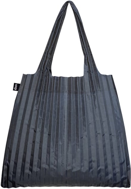 LOQI Bag Large - Pleated Charcoal