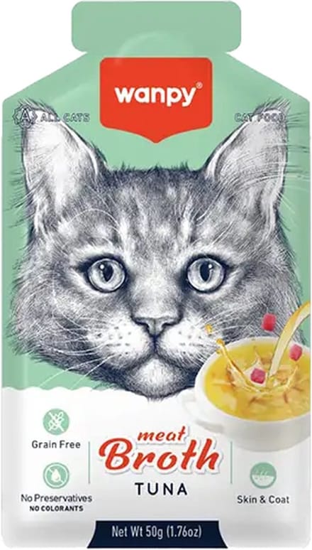 Wanpy - Vleesbouillon - Tonijn - Natvoer