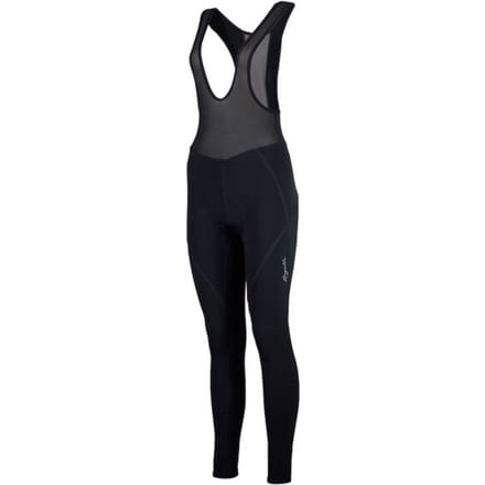 Rogelli Liona Dames Lange Fietsbroek - Zeem - Bretels - Zwart