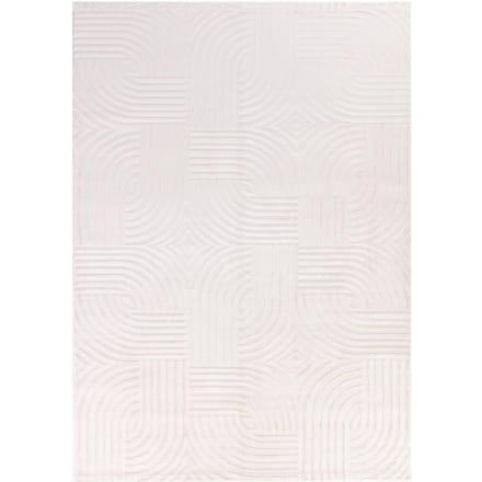 Sahara Vloerkleed – Crème – Geweven met Organisch Lijnenspel – 80x150 cm