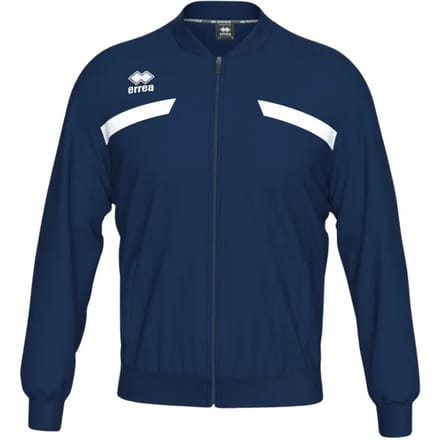 Errea Sweatshirts: Mick Ad Bomberjack Blauw Wit - Sportswear - Volwassen