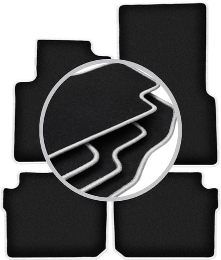 CARLUX-SILVER automatten voor: Smart ForFour I hatchback (2004-2007)