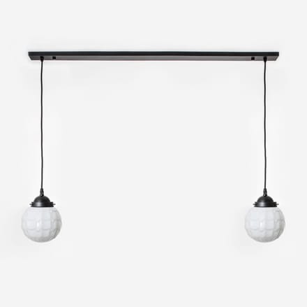 2 x Artichoke lampen aan plafondbalk Moonlight - Art Deco Trade