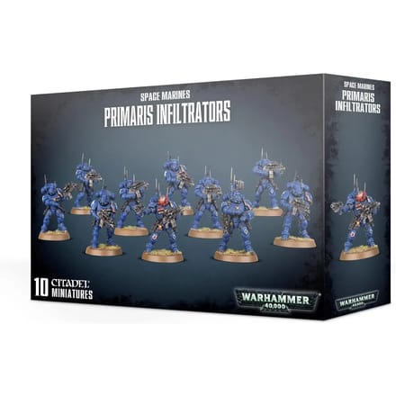 Set van 10 figuurtjes met 266 stukjes Games Workshop Warhammer 40k - Space Marine Primaris Infiltrators