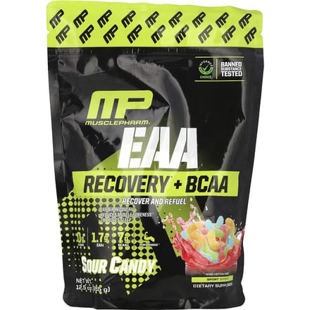 Eaa Recovery + Bcaa, Zuur Snoepje, 355G(12.5oz)