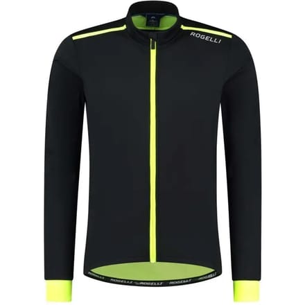Rogelli Core Heren Fietsjack - Winter - Waterafstotend - Zwart/Fluor