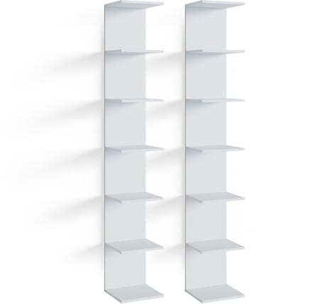 Vicco Paolo Wandrek – 30 x 190 cm Set van 2 Wit