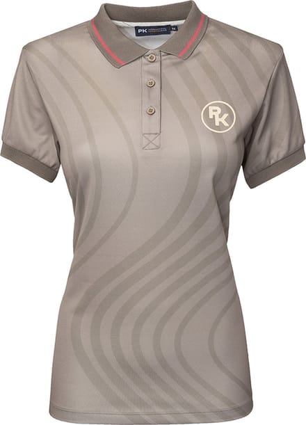 PK International - Technische Piqué Polo - Performance Polo - Paco - Sepia - Beige/Lichtgrijs - XL/42