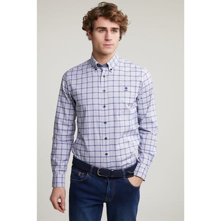 River Woods Custom Fit Checked Shirt Multi Größe: S | Casual hemden Outlet | Herren