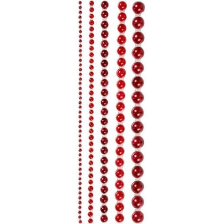 Vivi Gade Zelfklevende Halve Plakparels 2/8 Mm Rood140 Stuks
