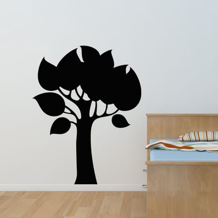 Schoolbordsticker - uitwisbare zelfklevende muurstickers - BOOMONTWERP - 105x85cm