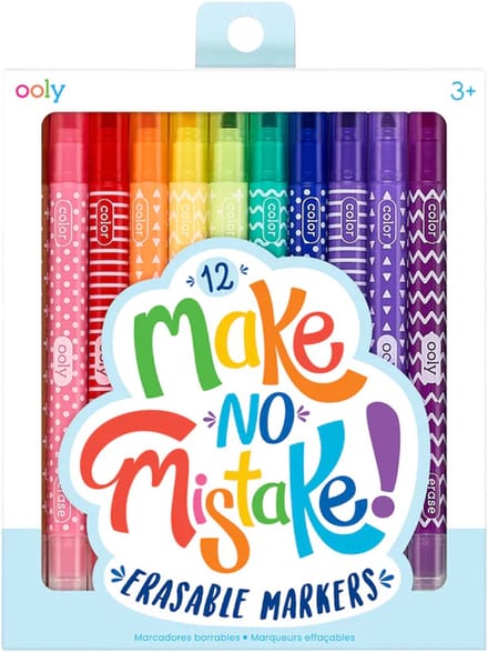 Ooly - Make No Mistake! - 12 Uitwisbare stiften