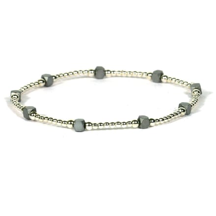 Heaven Eleven - 925 zilver - dikte 1mm - hematiet