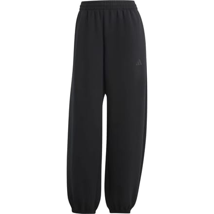 Adidas Soft Lux Loose Pants Broeken Dames - Zwart - Maat M (38-40) - Poly Mesh