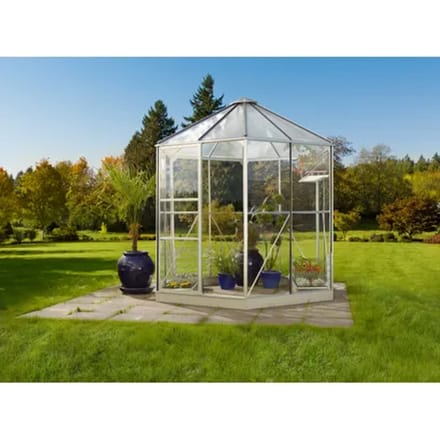 Vitavia Tuinkas Hera 4500 - Veiligheidsglas 3mm/polycarbonaat 6mm - Aluminium - 221x253x188cm