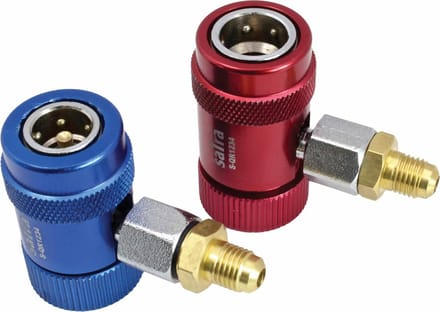 Airco snelkoppeling R1234YF - Airco Vul Connectors - Rood en Blauw - SATRA