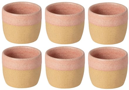 Costa Nova Bekers Arenito Mauve Rose 360 ml - 6 stuks