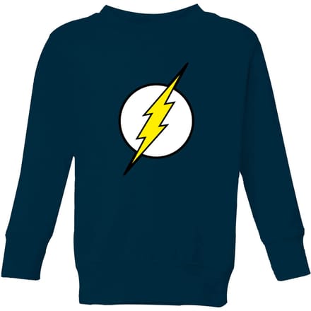 Justice League Flash Logo Kids' Sweatshirt - Navy - 134/140 (9-10 jaar)