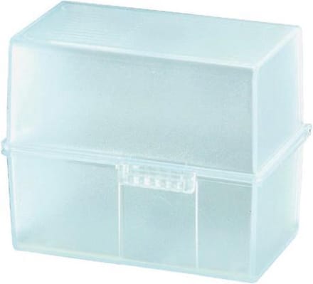 HAN DIN A6 976-63 Kaartenbox Doorschijnend, Helder Aantal kaarten (max.): 400 kaarten DIN A6 liggend