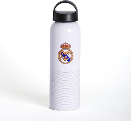 Real Madrid drinkfles aluminium wit 600ml