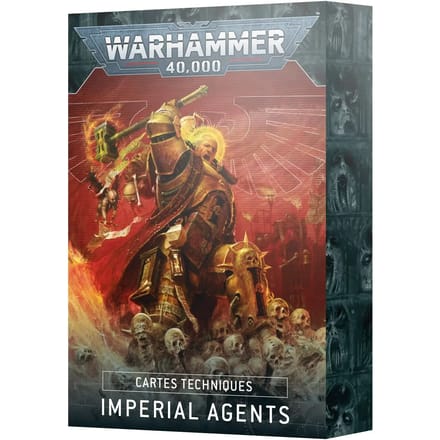 Bordspellen Games Workshop Warhammer 40k - Datacards V.10 Agents Imperiaux (Fr)