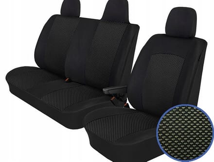 Premium Mat - Citroen Jumpy III vanaf 2016 - Autostoelhoes - Maatwerk 6-persoons (2+1+3) - Jacquard T06 - Duurzaam & Functioneel