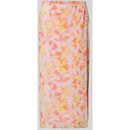 Midirok met bloemenmotief