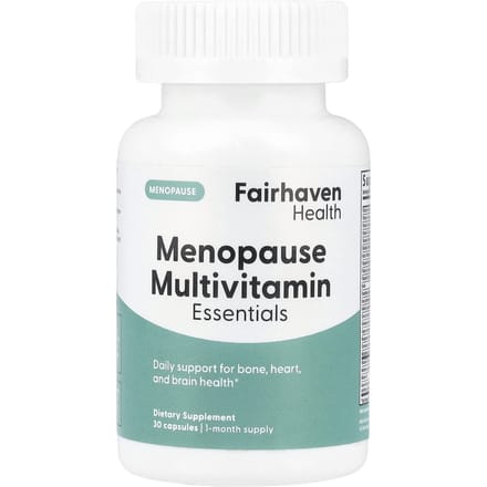 Fairhaven Health, Essentiels Multivitaminés Ménopause, 30 Capsules