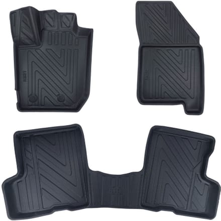 Rubbermatten Dacia Duster 2018-2023 (complete set) - Premium carbonlook