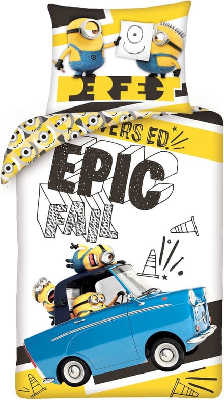 Minions Dekbedovertrek Epic Fail - 140 x 200 cm - Katoen