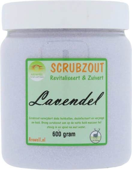 Arowell - Lavendel Body Scrub Scrubzout 600 gram