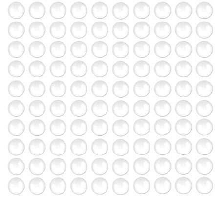 Dailygoods- Rubberen Doppen 100 Stuks - Zelfklevend - Elastische Buffers - Deurstopper - Wandrubberen Noppen - Schokbestendig - Transparant Ontwerp - Deurbuffer