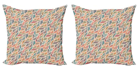 ABAKUHAUS Boho kussenhoes – Set van 2x40 cm – Dubbelzijdig bedrukt
