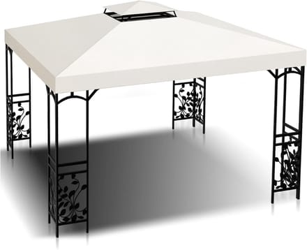Paviljoen Dak - Tenthoes - Feest Tent - Dubbel Laags Dak - 3 x 3 Meter - Beige