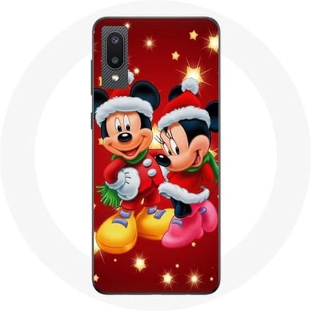 Coque - Maniacase - Samsung Galaxy A02 - Mickey Mouse - Souple - Protection et décoration noir