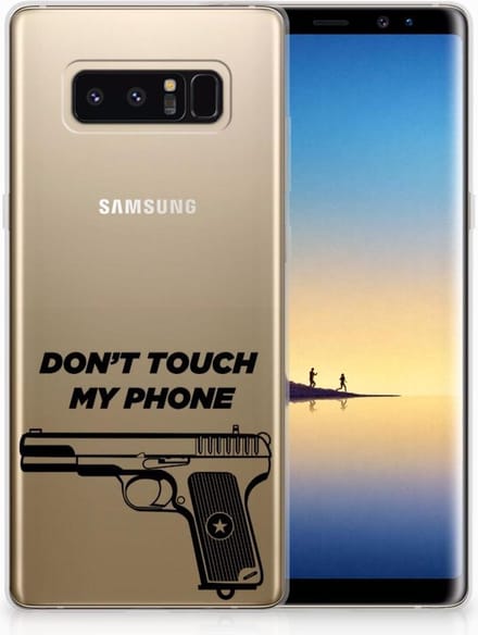 Samsung Galaxy Note 8 Silicone-hoesje Pistol DTMP