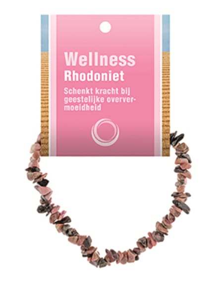 Rhodoniet splitarmband + kaart