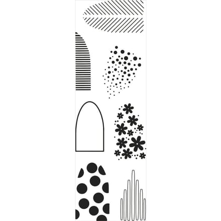 Siliconen stempel voor vouwbloemen "Style"
