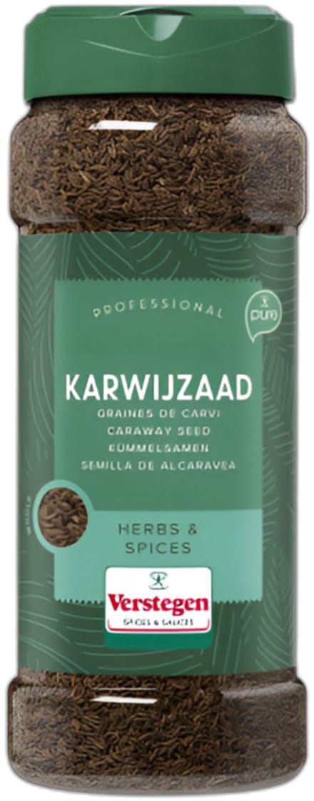 Verstegen - Karwijzaad heel - Pure - Strooibus medium - Kruiden & specerijen - 240g