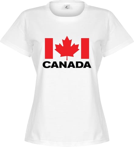 Canada Team Dames T-Shirt - Wit - XXL