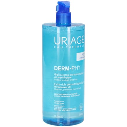 Uriage Derm-Phy Dermatologische Douchegel 1l | Beschermt Tegen Uitdroging