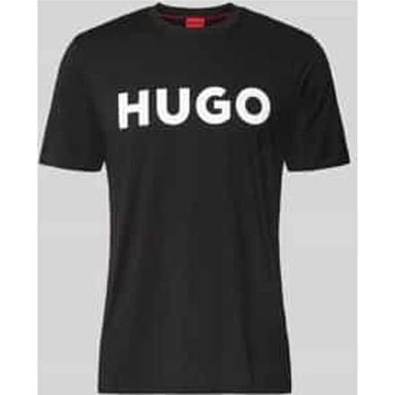 T-shirt met labelopschrift, model 'DULIVIO'