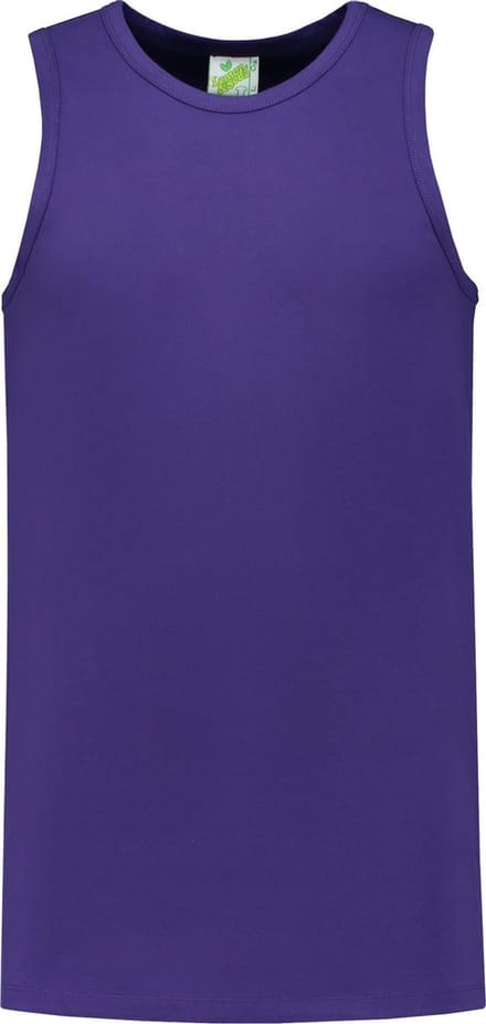 Lemon & Soda heren tanktop in de kleur paars in de maat S.