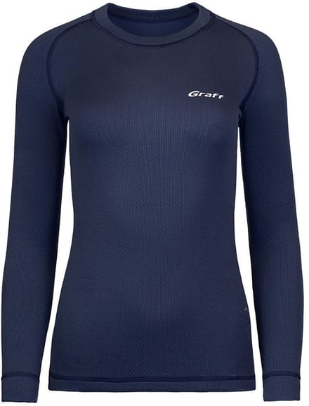 Graff Duo Skin 300 Lange Mouwen Basislaag Blauw M Vrouw