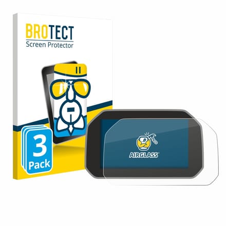 Screenprotector 3 Stuks voor BMW R 1250 RS 2019 Connectivity TFT 6.5" Beschermglas transparant