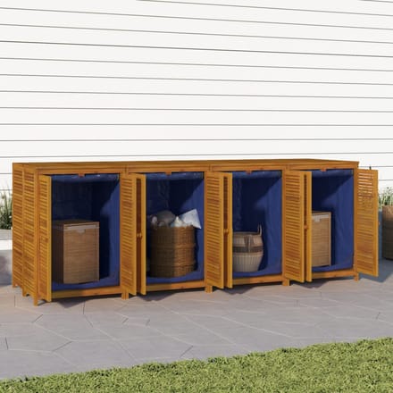 vidaXL - Tuinbox - 280x87x104 - cm - massief - acaciahout