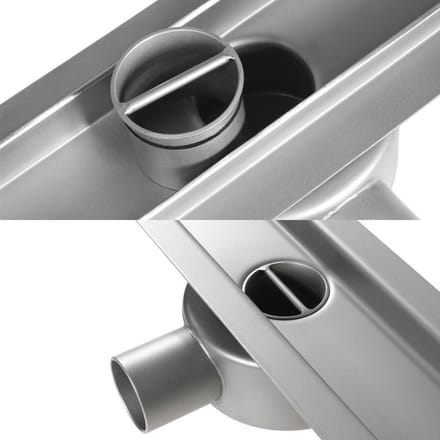 Douchegoot Low Profile Roestvrij Staal 50 cm Invisible Slim