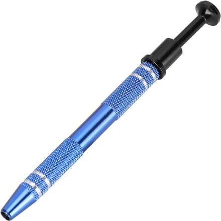 4-puntige pincet voor sieraden, stenen en kralen, verstelbare grijper/vanger. blue