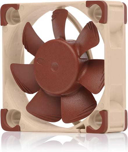 Stille PC Ventilator - Koeler Accessoire - Apparatuur Koelen - 5 Volt Uitvoering - 40x10mm - Bruin